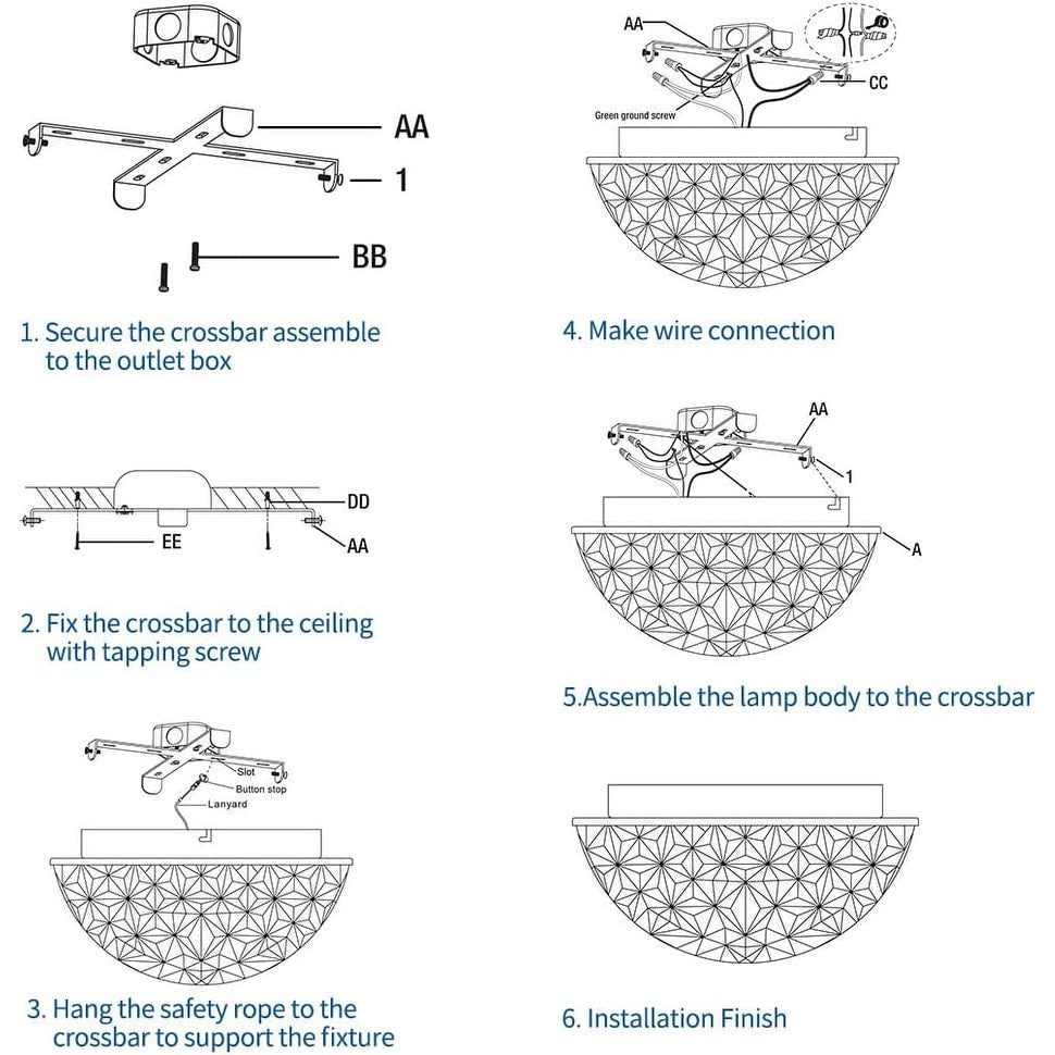 Modern LED ceiling light fixture crystal flush mount light fixture bowl style ceiling lighting