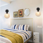 Modern bathroom lights black hallway lights  glass, metal bedroom lights