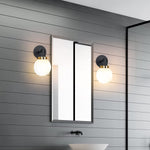 Modern wall sconces set of two black gold wall lighting vanity glass wall sconce light