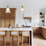 Unique design pendant light brass restaurants light glass, metal island lights