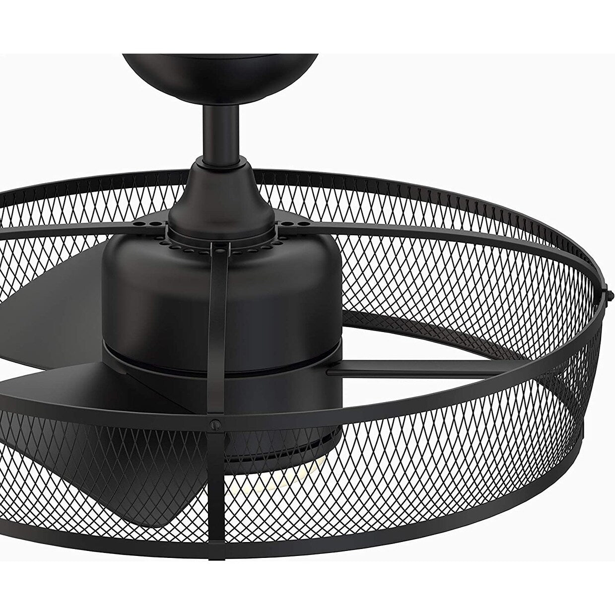 Vintage fan light kit black ceiling light fixture