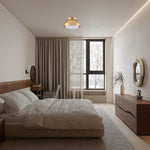 Vintage fixture light gold hallway light glass, metal Ceiling light