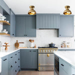 Vintage kitchen lights gold mount flush light metal ceiling lights