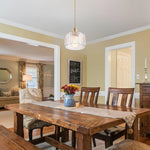 Vintage pendant light gold hanging light glass island lights