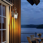 Vintage porch lights bronze wall light aluminum, glass lantern light