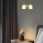 Vintage vanity lights gold sconce lights alloy steel, glass wall lights