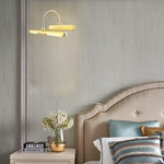 Wireless picture light gold battery light plastic art display light