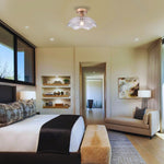 Modern bulb light glass lighting fixtures clear Living Room light