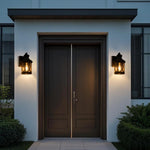 2 pack wall lights metal house outside lighting oil rubbed bronze light fixture