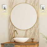 1-Light wall light glass light bulbs nickel lighting fixtures
