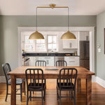 2 Pack bulbs light gold light fixtures metal pendant light