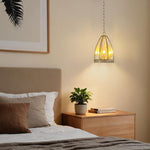 3-Light retro ceiling fixture gold antique chandelier glass metal vintage pendant light