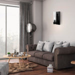1 light shade lamp iron light fixture black vanity light
