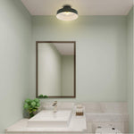 13-Inch ceiling lamp metal ceiling light green flush mount light