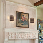 Farmhouse wall sconce wooden wall mount lights wood rustic sconces