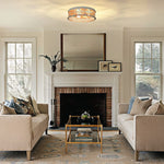 3-Light bulbs light metal ceiling light white light fixture