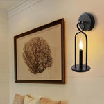 1 light light bulb black light fixtures metal wall light