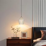 7 Inch kitchen light fixture cognac glass pendant light glass hanging lamp