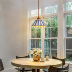 Cone hanging light wood glass, metal pendant lights black green pendant lamp