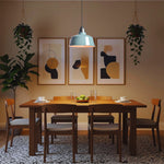 Macaron color farmhouse light metal pendant for light dark gray blue kitchen light