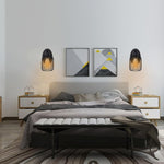 10.5” wall sconces black wall light fixtures metal wall lights