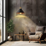 Retro bedside fixture iron island lighting black hanging pendant