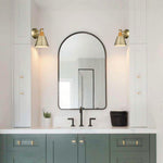 1 Light wall sconces brass gold wall lighting metal bathroom sconces