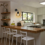 Modern light led lighting metal light fixture black wall light