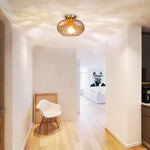 1 light lampshade glass shade brass metal light fixture Amber glass Lampshade light