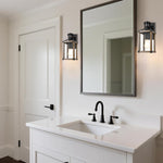 1-light porch light aluminum exterior lamps wood black wall lights