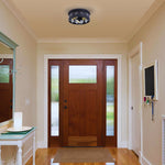 12.6 inch light bulbs metal dining light  black Foyer light