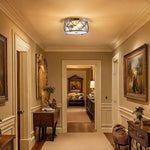 2 light flush mount light aluminum entryway light wood fixture lights