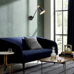 E26 Base plug in wall lamp black/Gold bedroom lamps wall metal wall light