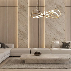 Modern aluminum chandelier lighting fixture Gold kitchen light DIY pendant light
