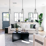 Seeded glass pendant lighting dark bronze kitchen lights metal lighting fixture