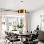 4 Light dining room light gold light bulb chandeliers  metal pendant light