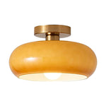 10.6 Inch light fixture orange ceiling lighting iron  bedroom light for ceiling