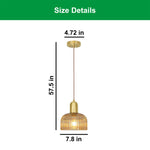 Vintage island lights gold pendant light glass hanging light