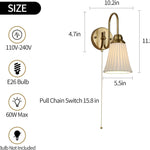 2 pack wall light brass kitchen light ceramic,metal bedroom light