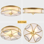 4 lights ceiling light glass fixture light metal bedroom lamp