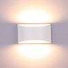 LED bedroom light white living room light aluminum wall light