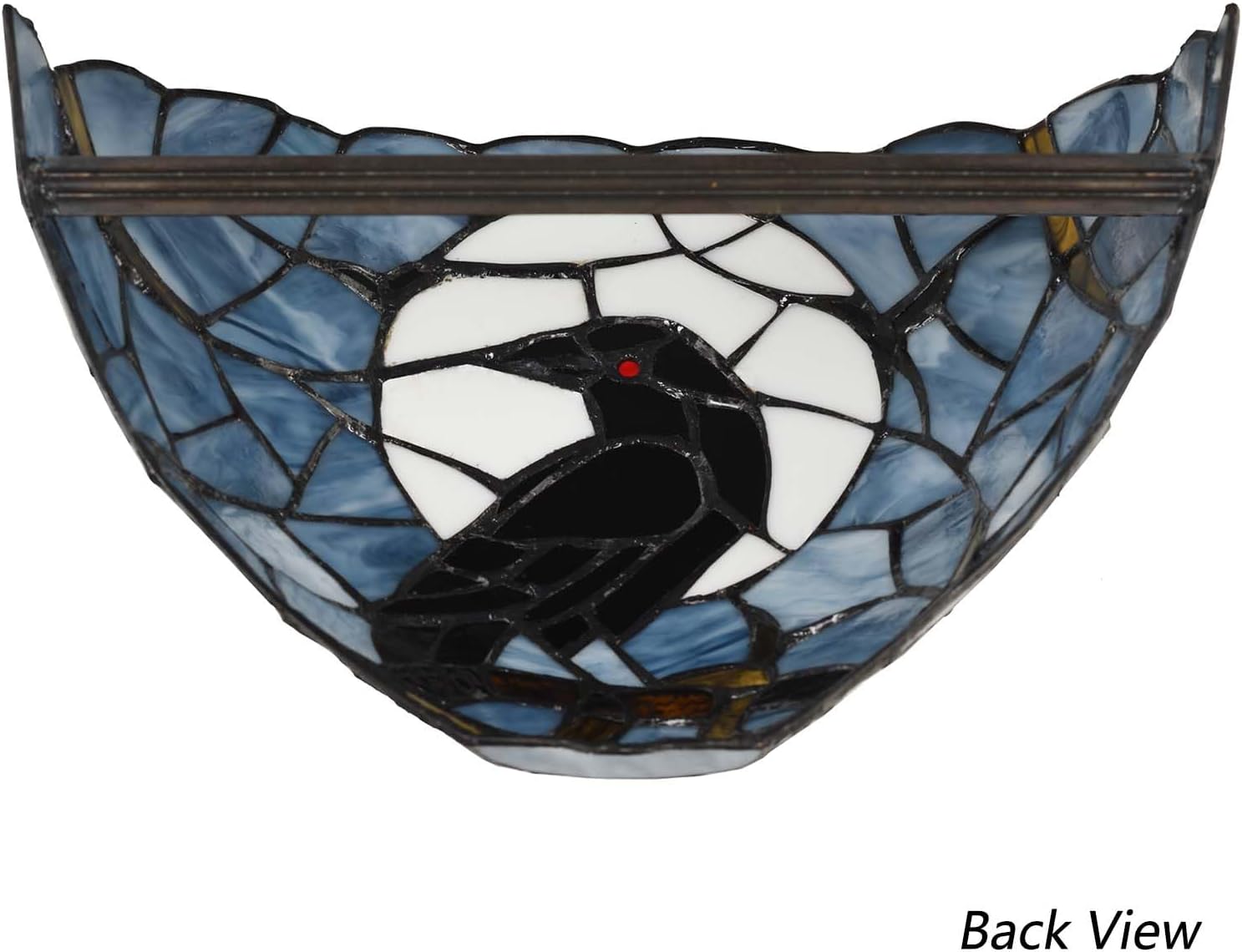 Tiffany wall light dark blue fixture light glass fixture light