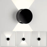 Led wall light black hallway light plastic mount light