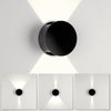 Led wall light black hallway light plastic mount light