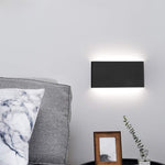 Modern bedroom light black decor light metal wall light