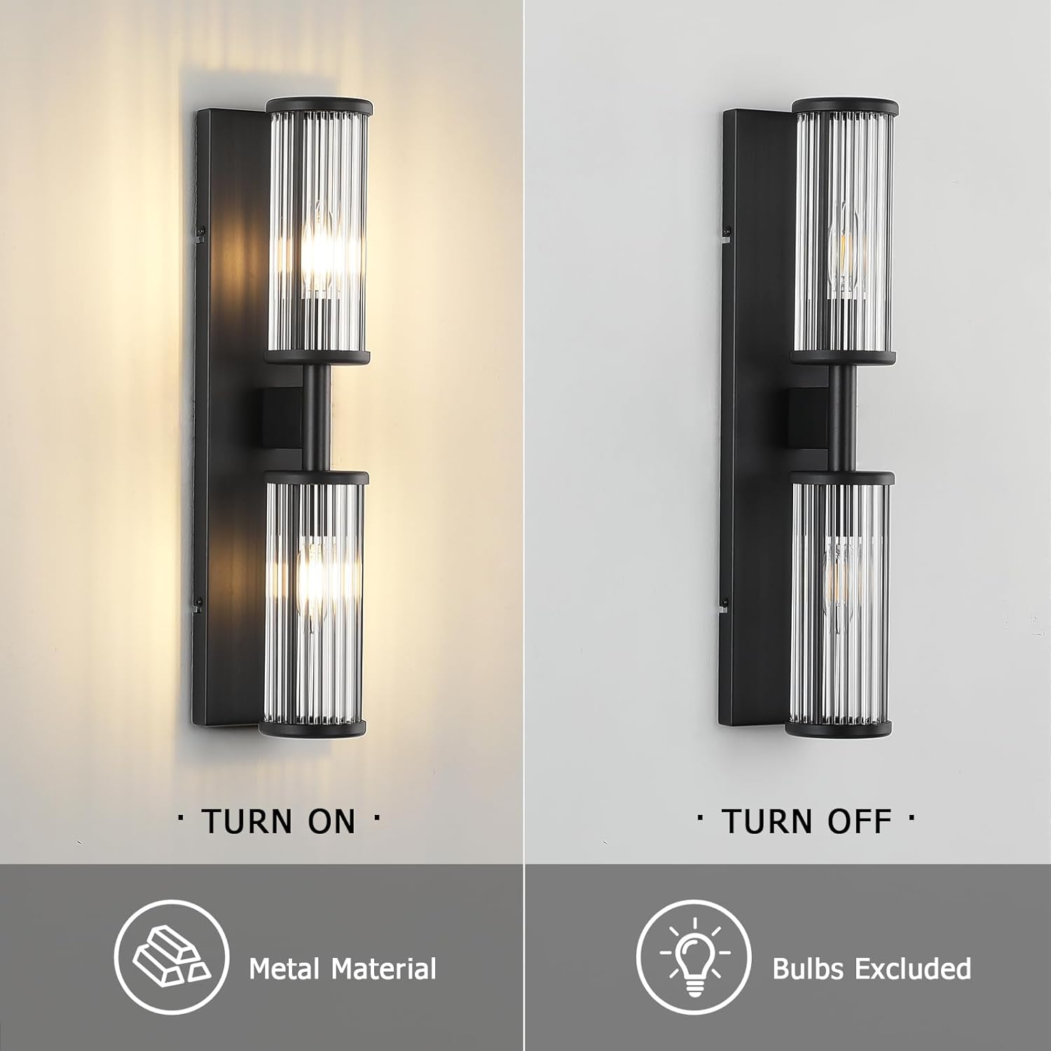2 light vanity light black bathroom mirror light metal wall light