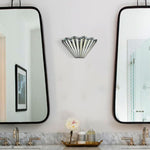 1-light wall light green stairway light metal bathroom light