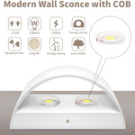 LED bedroom light white living room light aluminum wall light