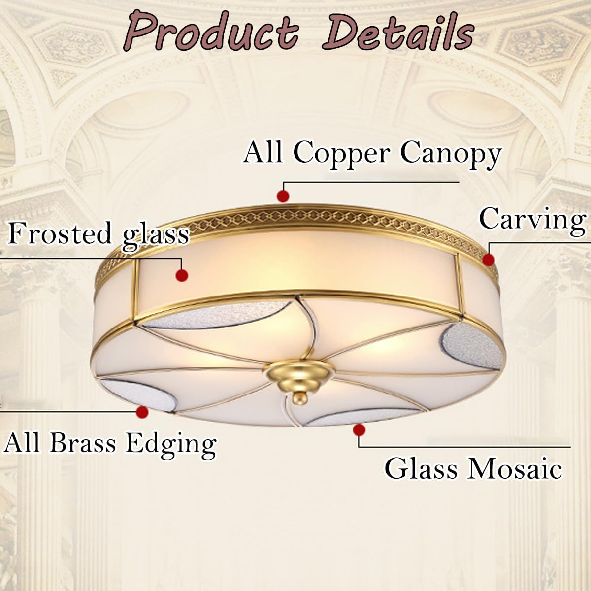 4 lights ceiling light glass fixture light metal bedroom lamp