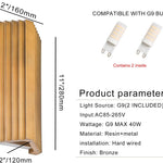 Led mount light brown wall lights metal corridor light